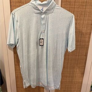 johnnie-O Sky Blue Polo Shirt